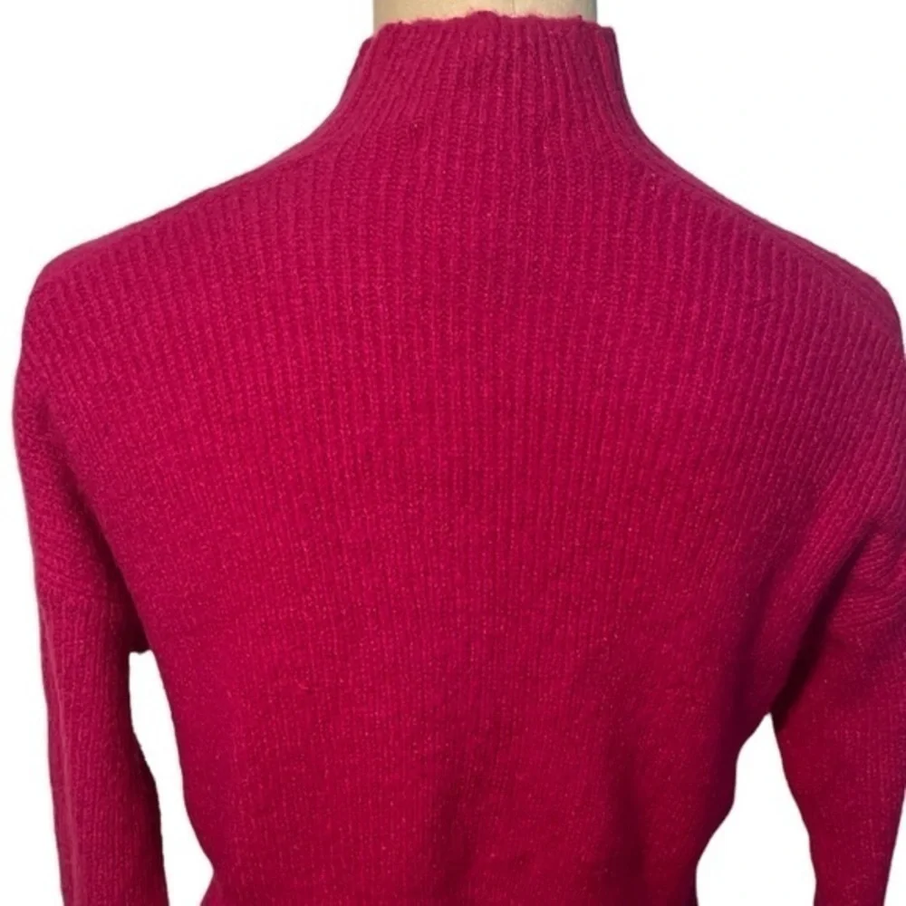 Eloide cropped women’s sweater pink long sleeve NWT SZ XS